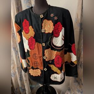 Vintage Designer Allure jacket cardigan Sz M C137